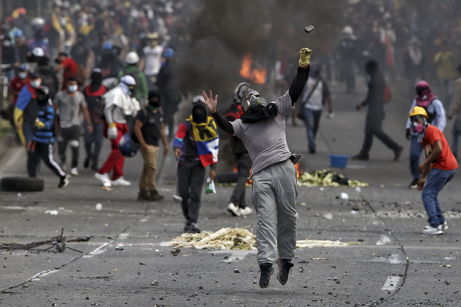 APTOPIX Colombia Protests